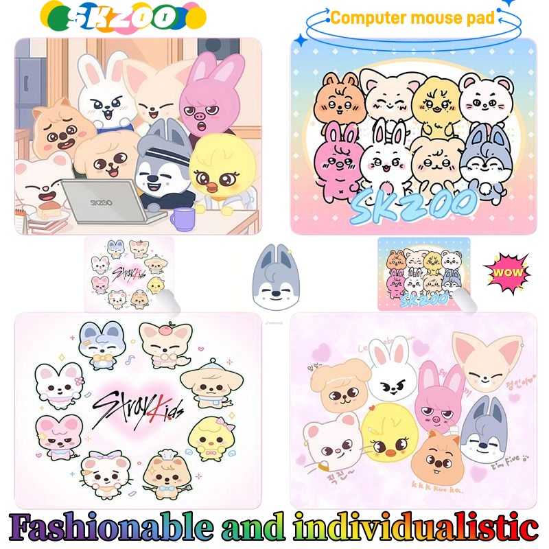 Laptop Office Accessories - SKZOO Stray Kids Mouse Pad Cute,