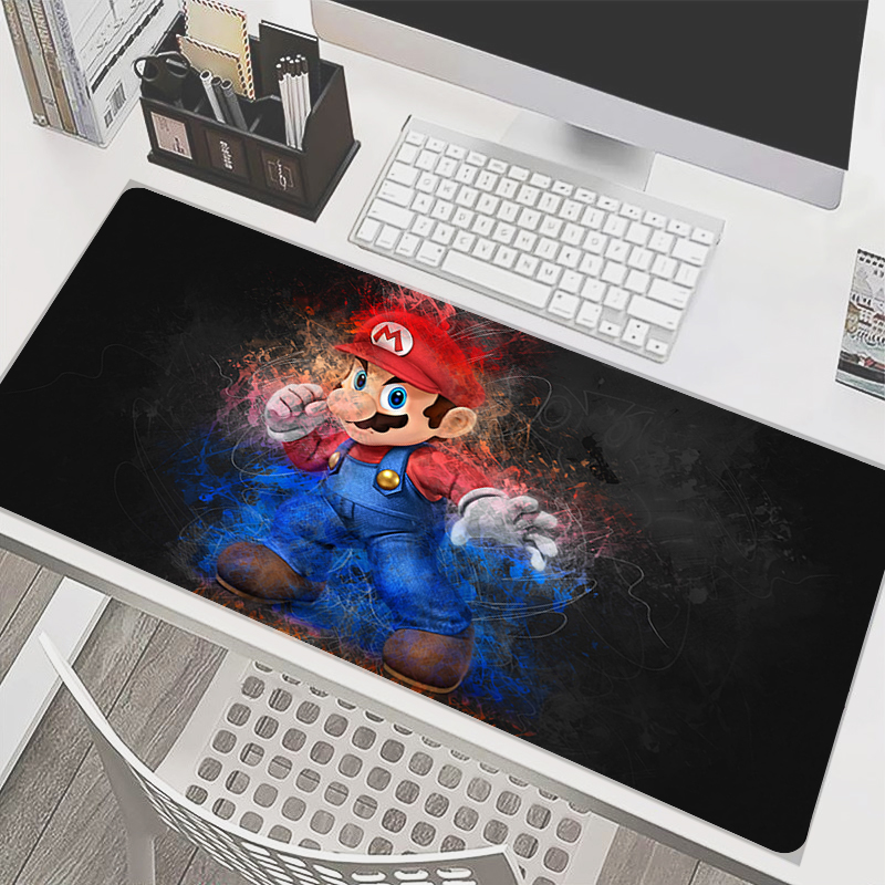 Good Laptop Accessories - 90x40cm Mouse Pad M-Mario Anime Gamer
