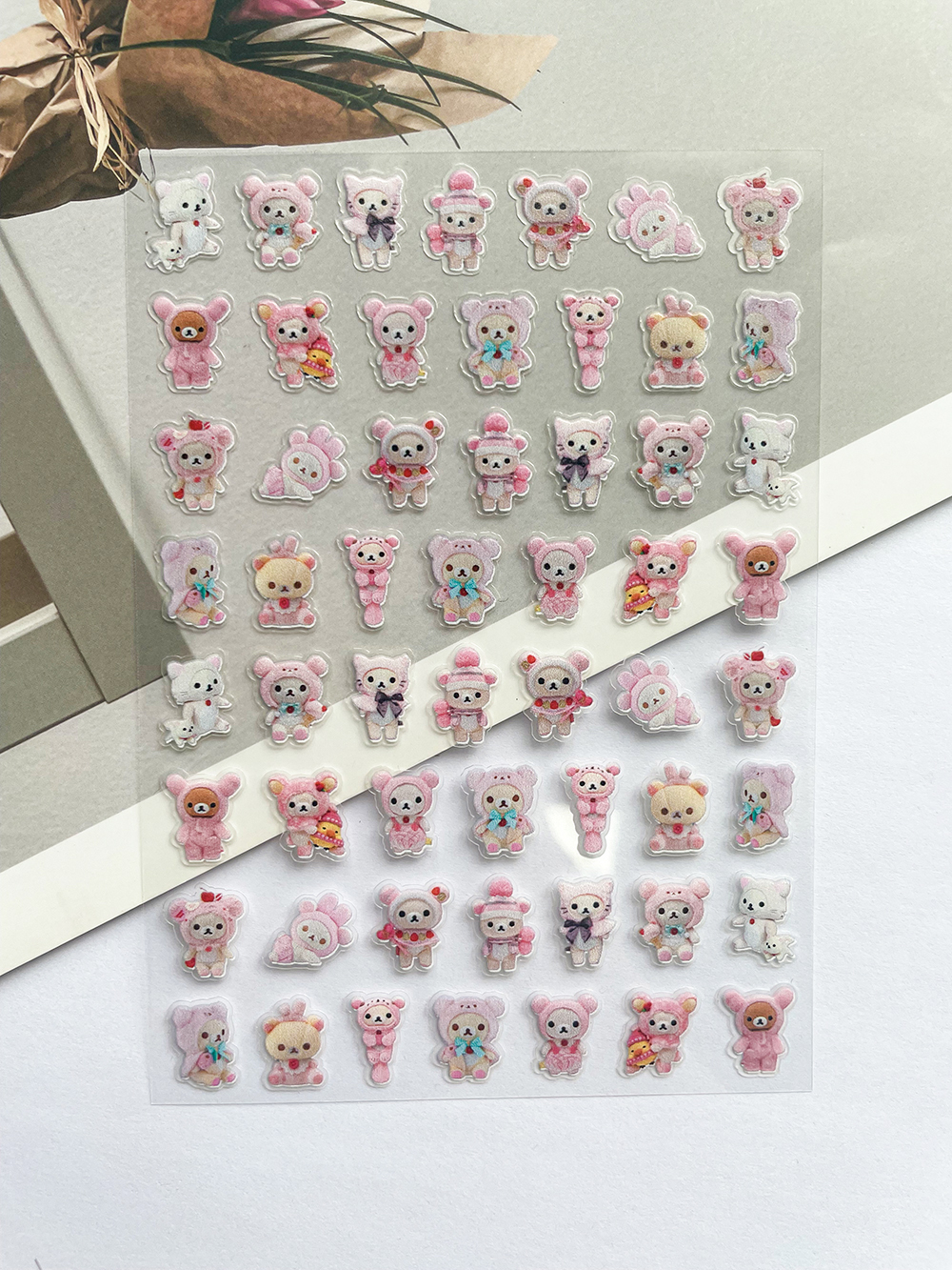 Good Laptop Accessories - Mini Kawaii Rilakkuma Pvc Poster Goods