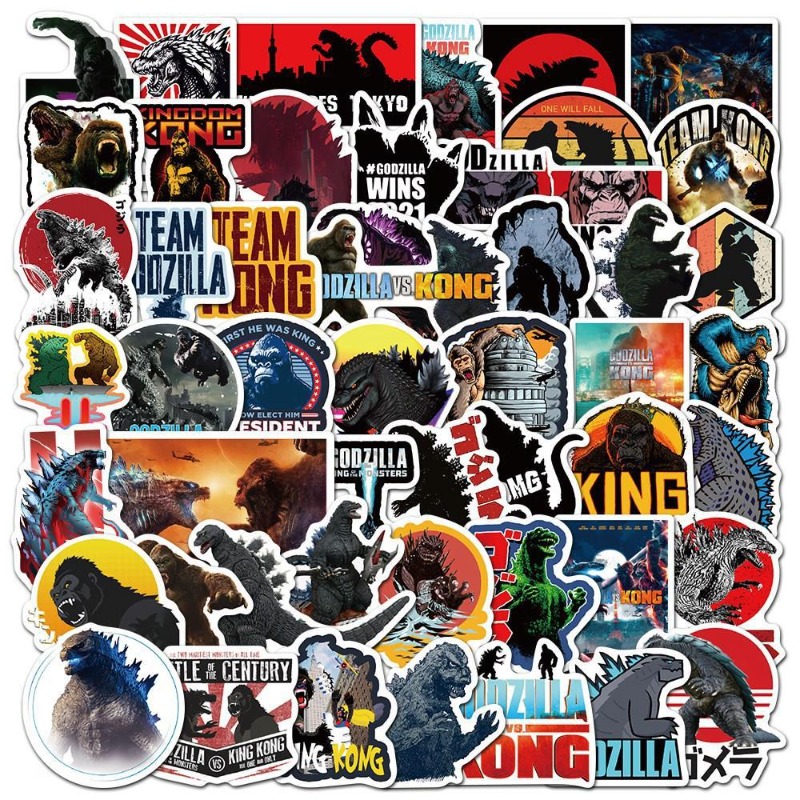 Laptop Accessories Toy - 50pcs/set Movies Godzilla Vs. King Kong