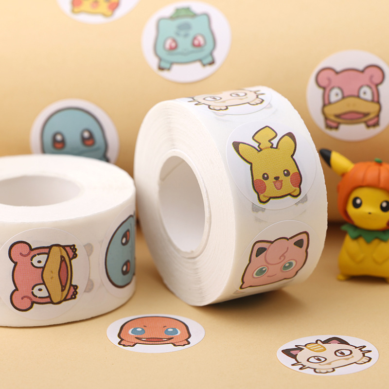 500pcs Roll Cartoon Pokemon St – Laptop Accessories Kids Bewertung und Preis