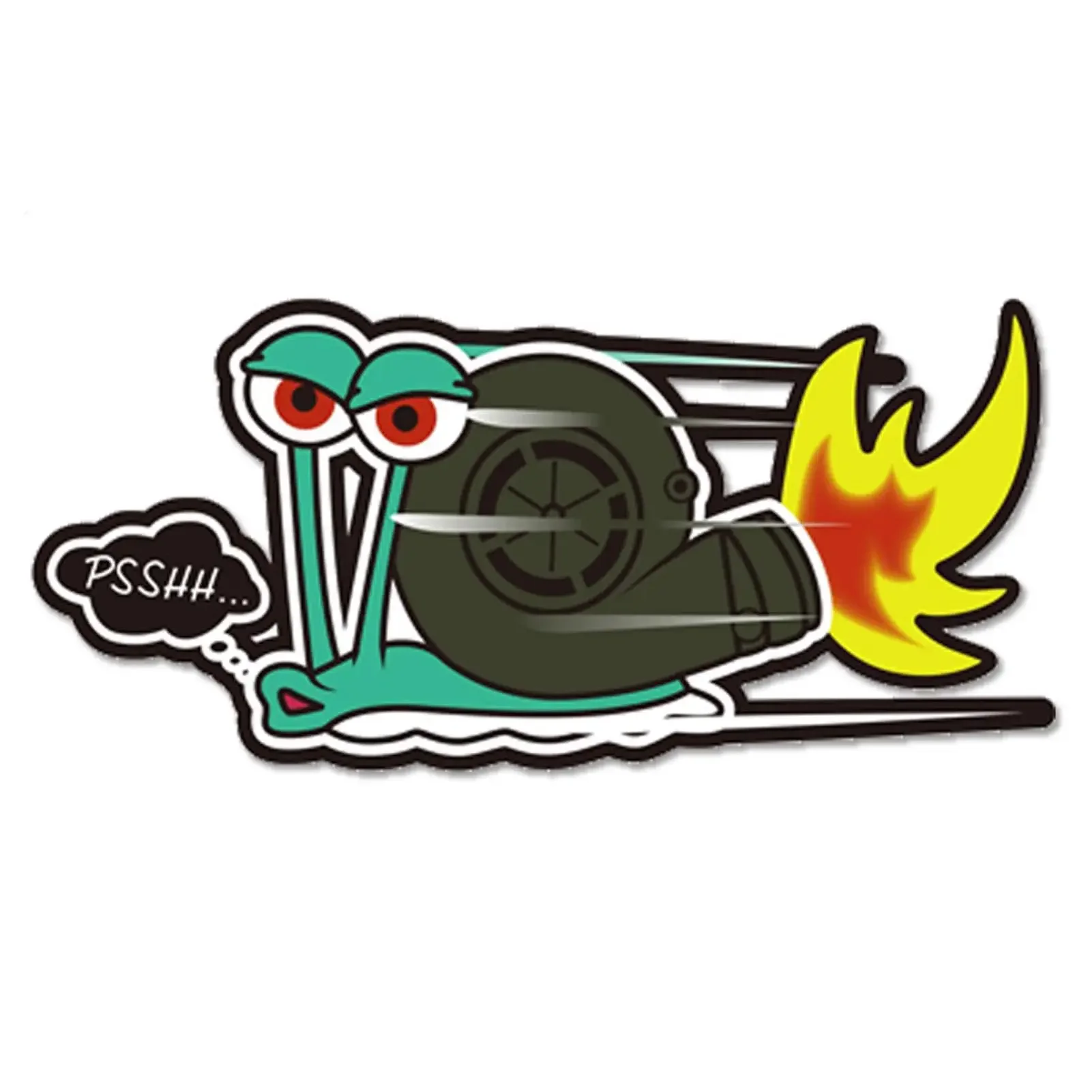 Funny Turbocharged Snail Decal – Laptop Unique Accessories Bewertung und Preis