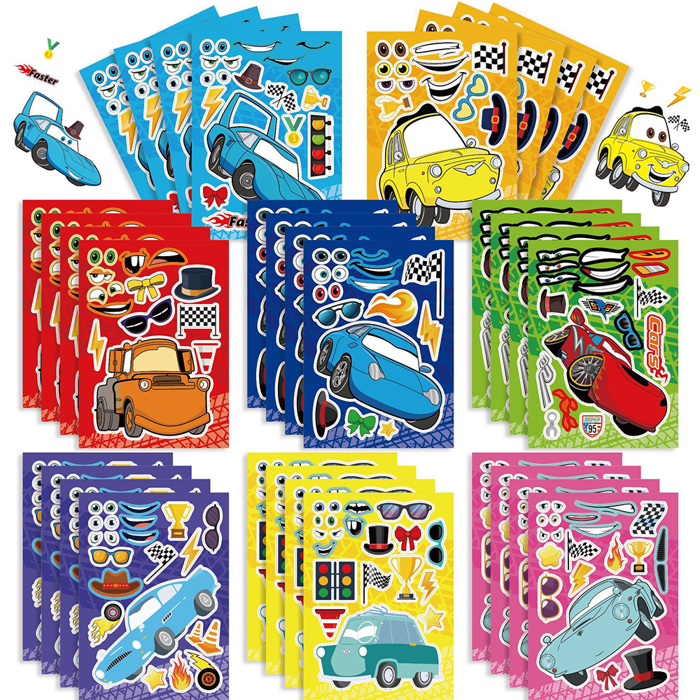 8/16Sheets Disney Cars Puzzle  – Laptop Accessories Kids Bewertung und Preis