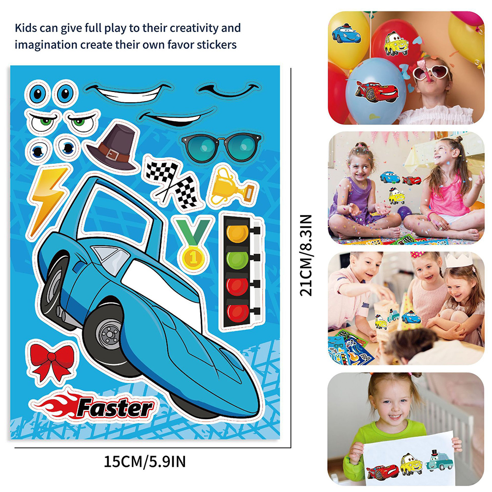 8/16Sheets Disney Cars Puzzle  – Laptop Accessories Kids Bewertung und Preis