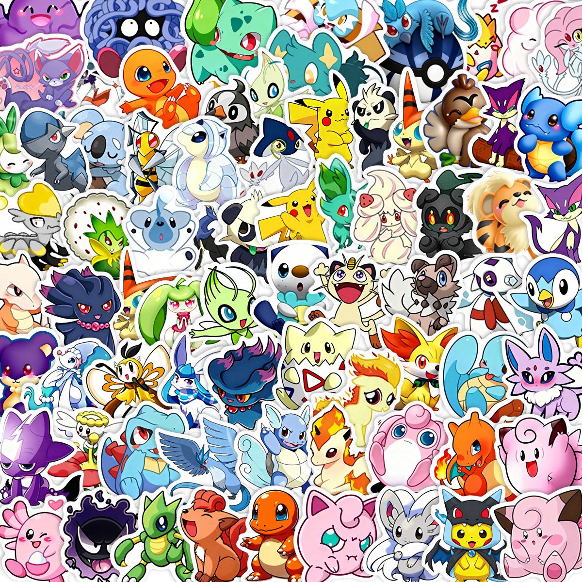 100/200pcs Pokemon Anime Stick – Laptop Accessories Kids Bewertung und Preis