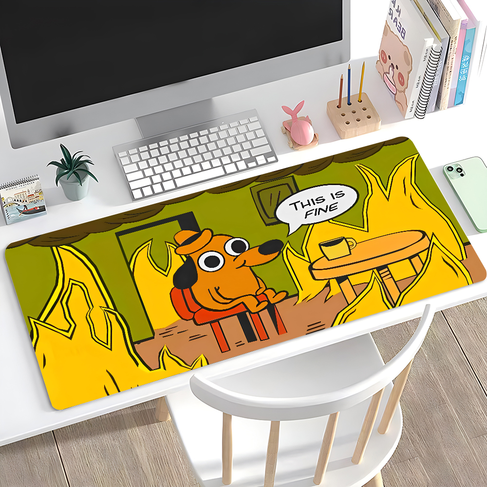 This Is Fine Dog Dachshund Mou – Laptop Accessories Toy Bewertung und Preis