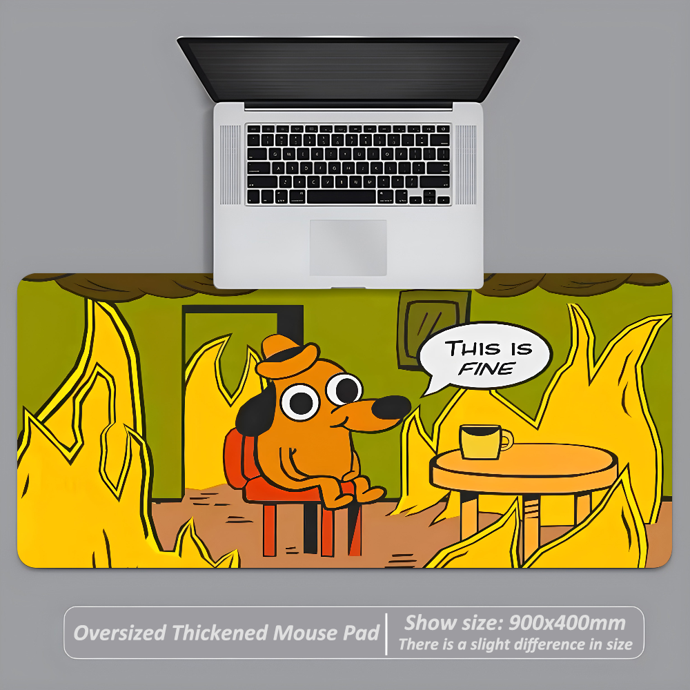 This Is Fine Dog Dachshund Mou – Laptop Accessories Toy Bewertung und Preis