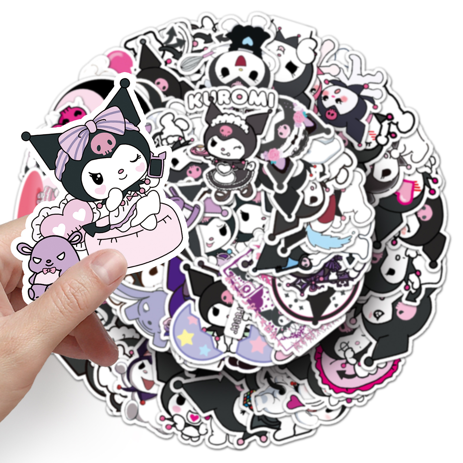 100Pcs Sanrio Kuromi Anime Car – Laptop Accessories Girly Bewertung und Preis