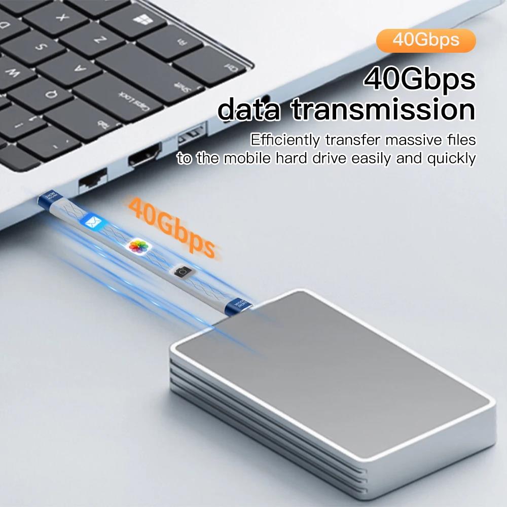240W USB 4.0 Data Cable Flat S – Laptop Accessories Design Bewertung und Preis