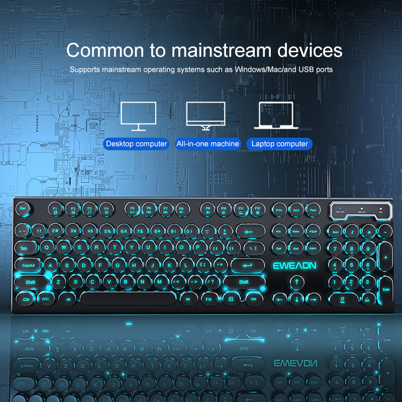 EWEADN Typewriter Gaming Keybo – Laptop Extra Accessories Bewertung und Preis