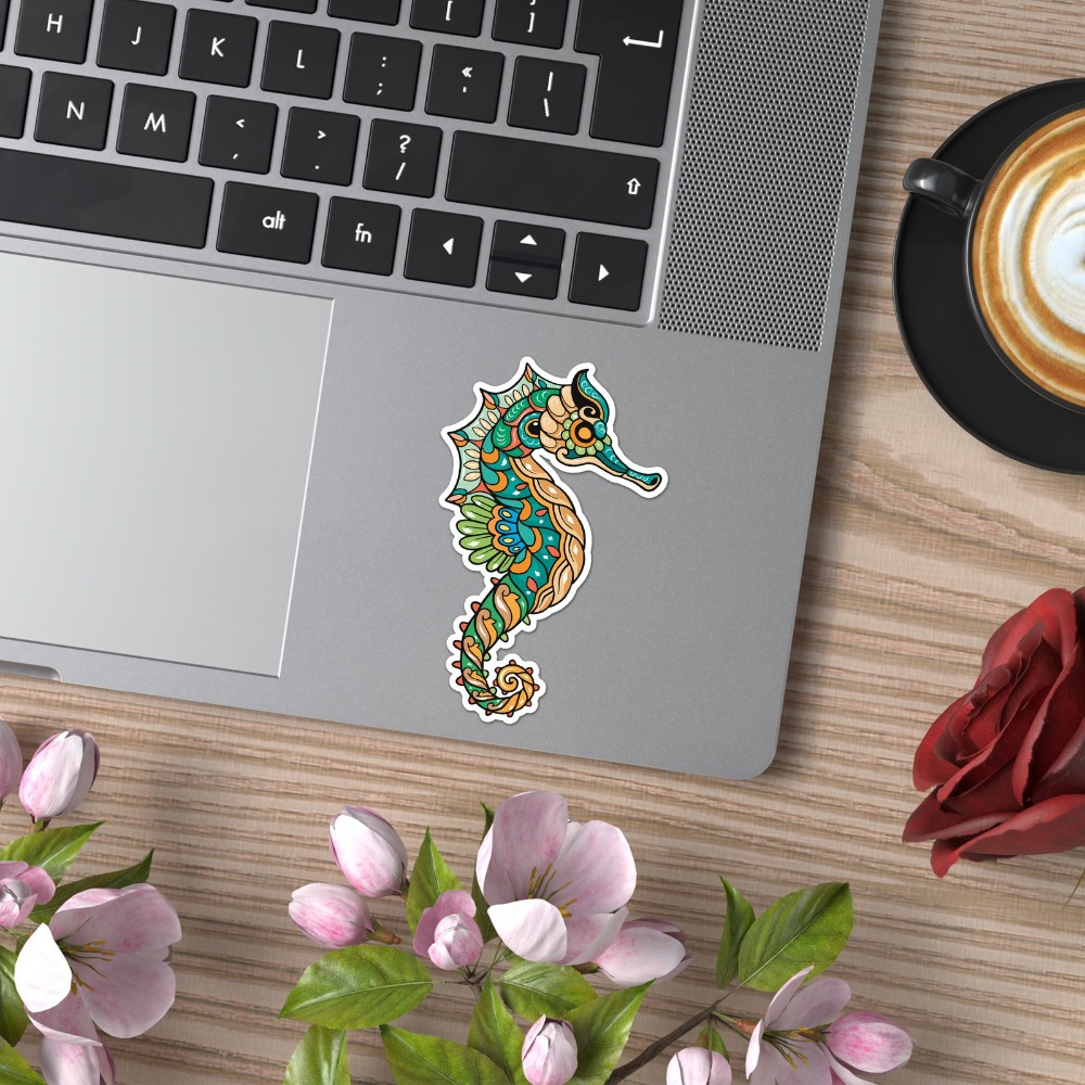 Colorful Seahorse Design Funny – Laptop Accessories Design Bewertung und Preis
