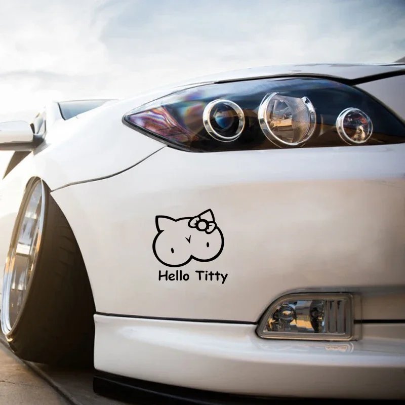 Cute kitten design car window  – Laptop Accessories Design Bewertung und Preis