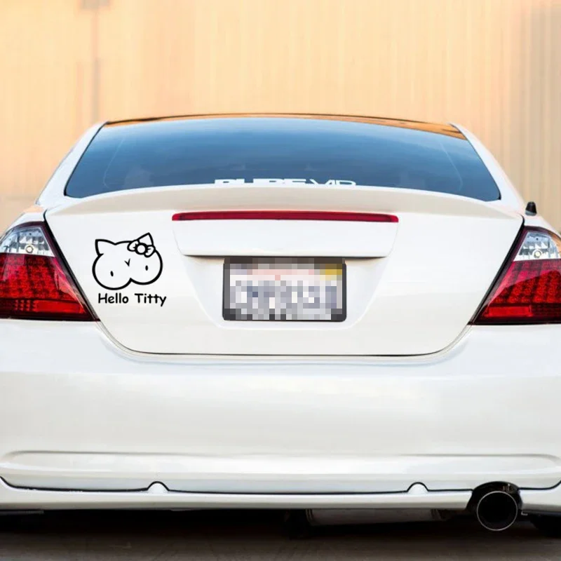 Cute kitten design car window  – Laptop Accessories Design Bewertung und Preis