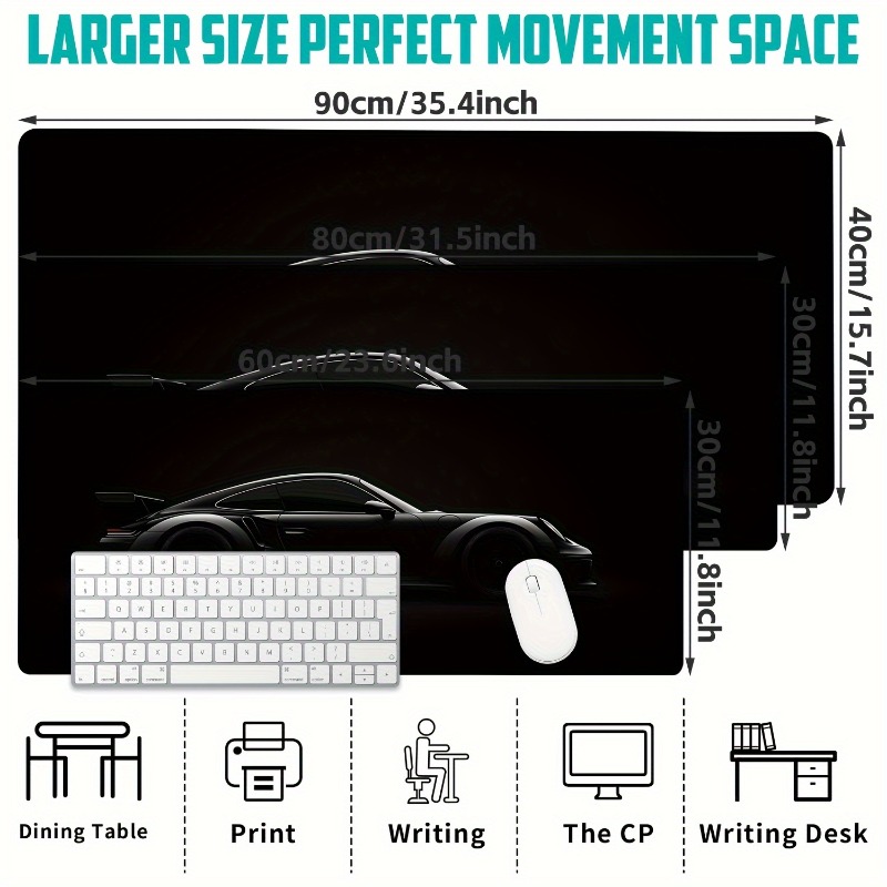 Large matte black gaming mouse – Laptop Accessories Design Bewertung und Preis