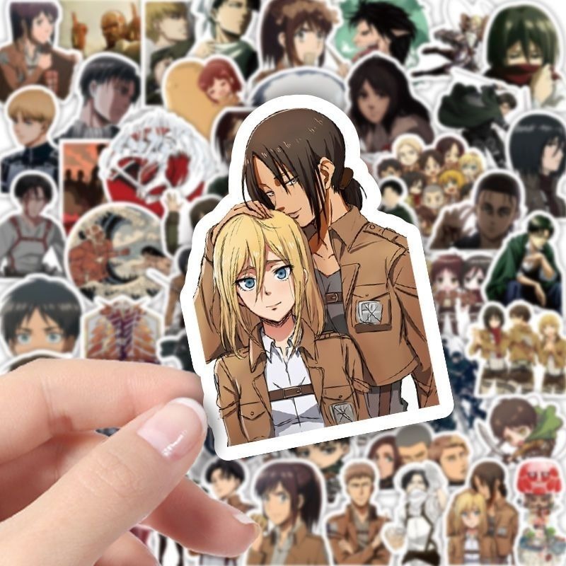 60Pcs Attack on Titan Anime St – Laptop Accessories Toy Bewertung und Preis