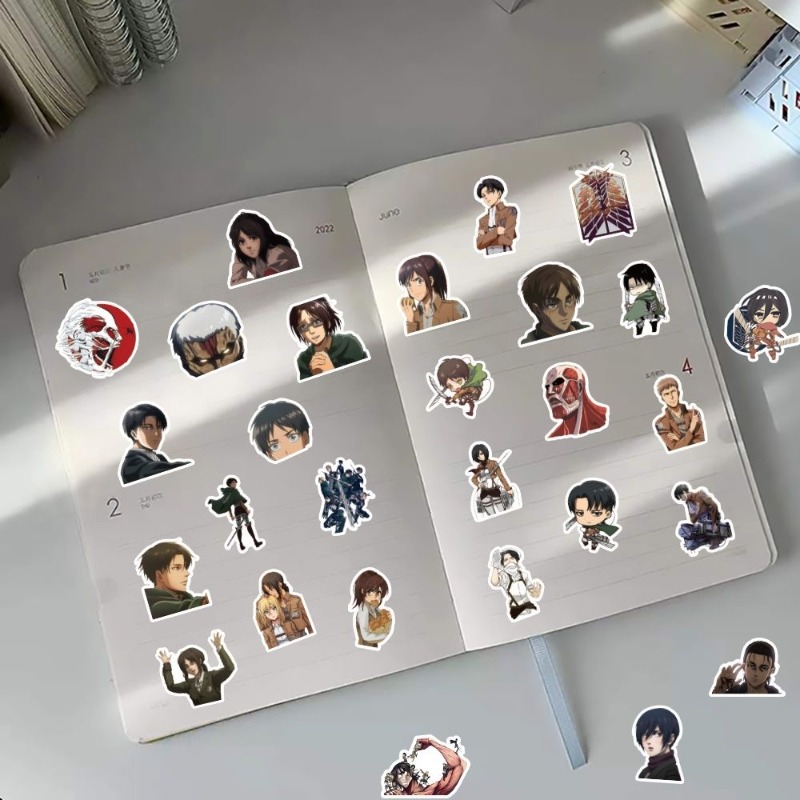 60Pcs Attack on Titan Anime St – Laptop Accessories Toy Bewertung und Preis