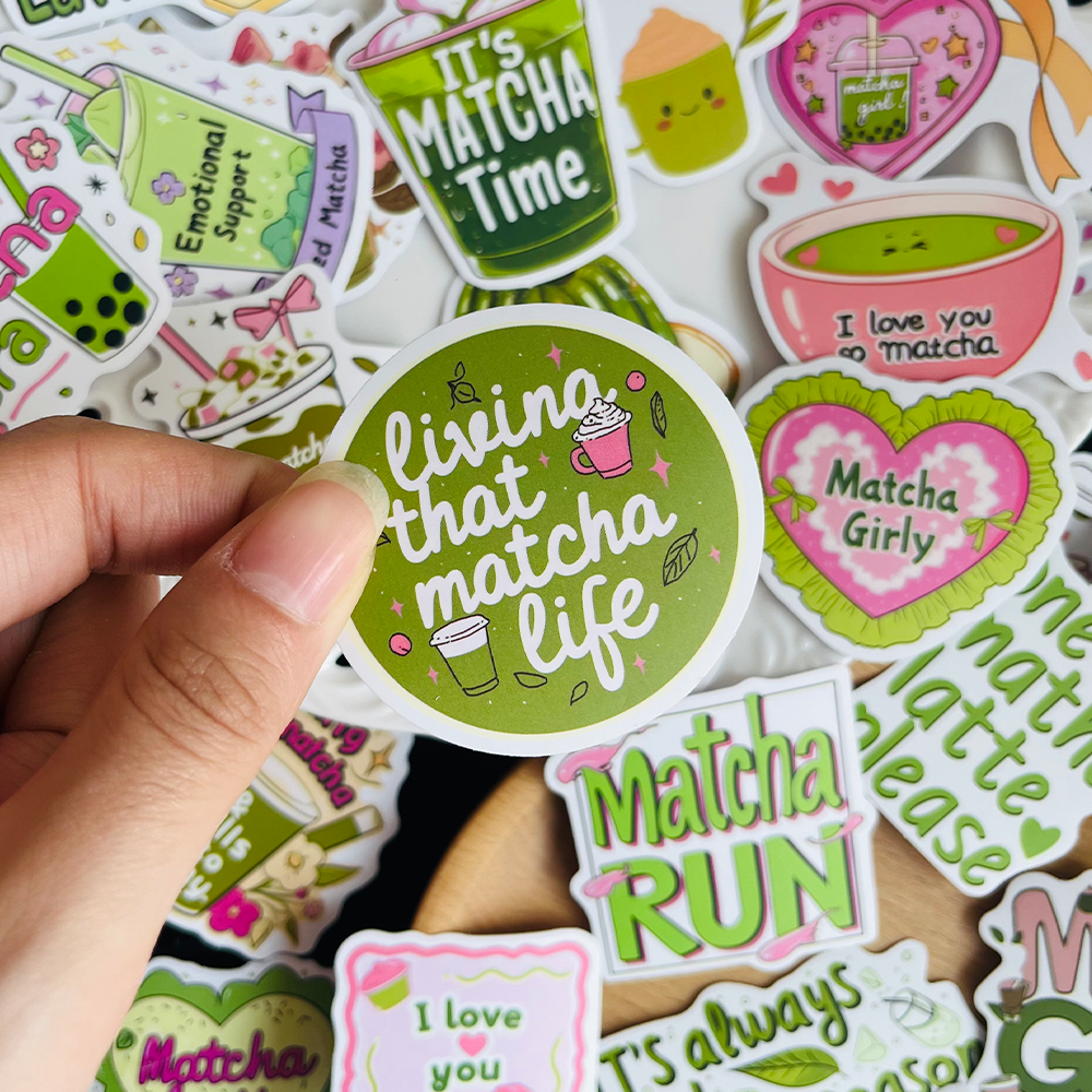 50PCS Matcha Girl Stickers Fas – Laptop Accessories Girly Bewertung und Preis
