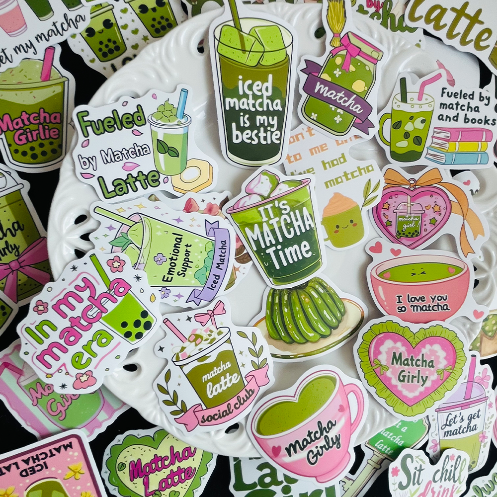50PCS Matcha Girl Stickers Fas – Laptop Accessories Girly Bewertung und Preis