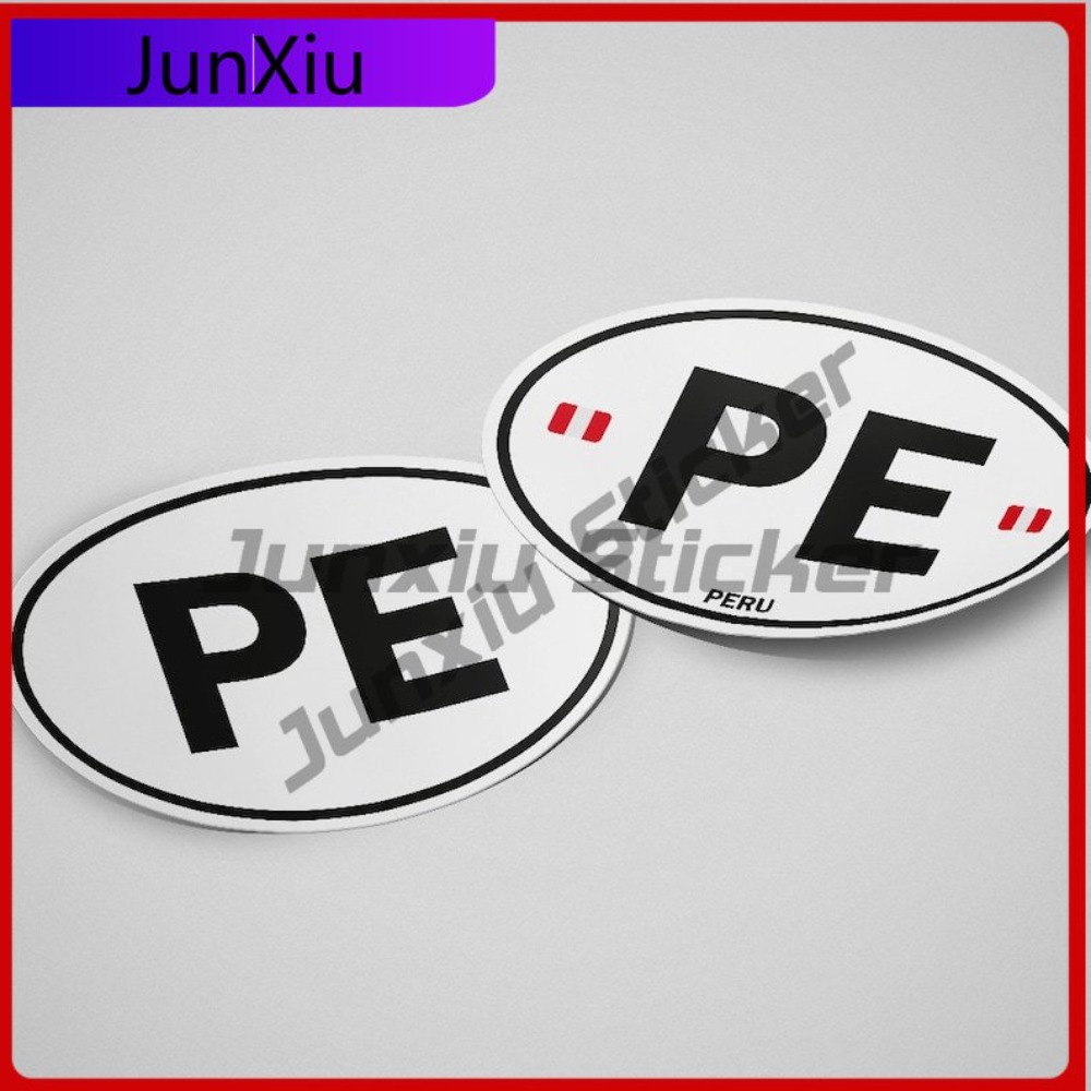 Peru PE Sticker Oval Flag Wate – Laptop Unique Accessories Bewertung und Preis