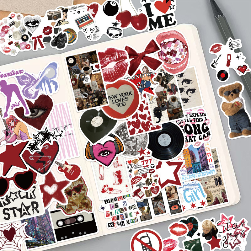 100PCS Y2K Retro Graffiti Stic – Laptop Accessories Girly Bewertung und Preis
