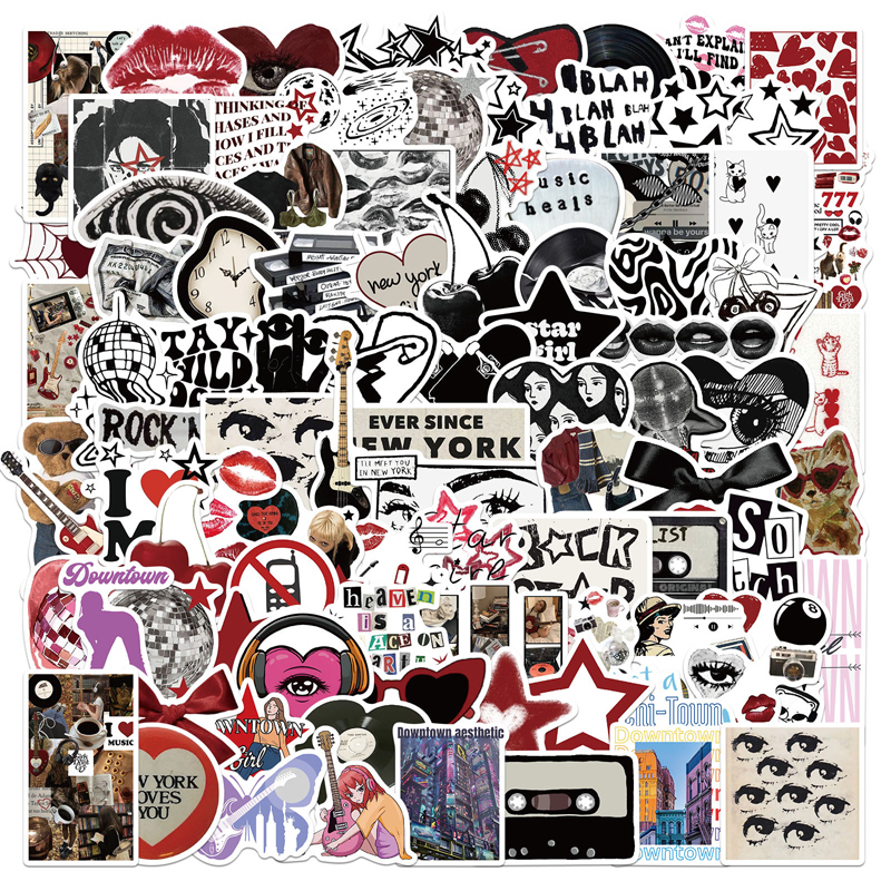 100PCS Y2K Retro Graffiti Stic – Laptop Accessories Girly Bewertung und Preis