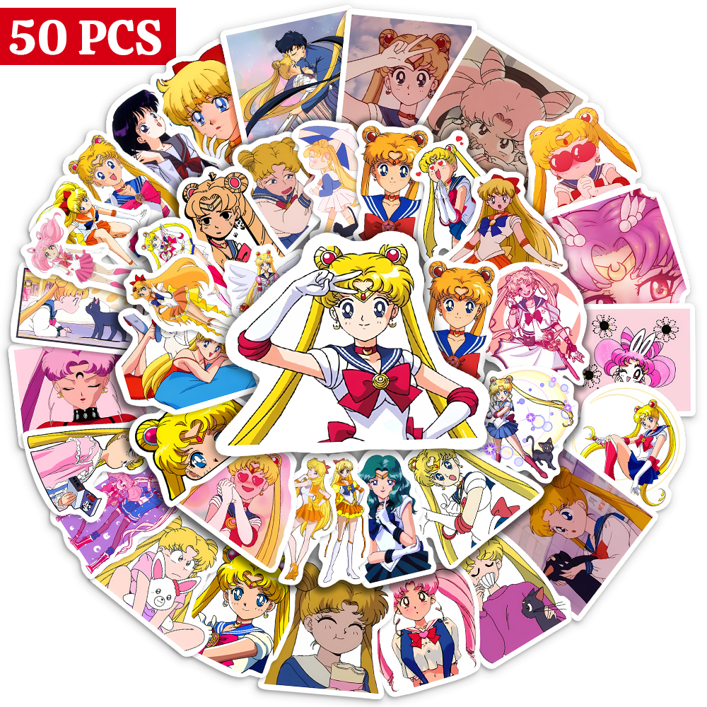 Anime Girl Stickers Kawaii Yel – Laptop Accessories Girly Bewertung und Preis