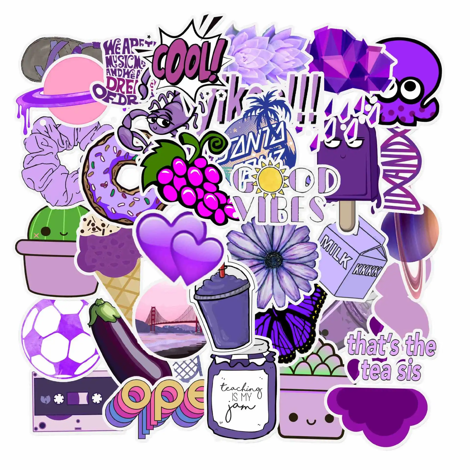 50PCS/Pack Cute Cartoon VSCO G – Laptop Accessories Kids Bewertung und Preis