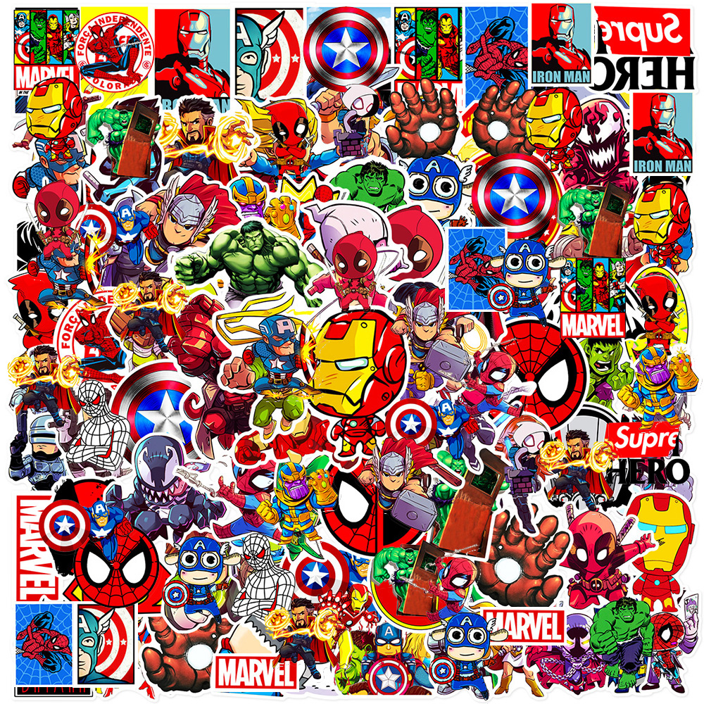50pcs Disney Marvel The Avenge – Laptop Accessories Kids Bewertung und Preis