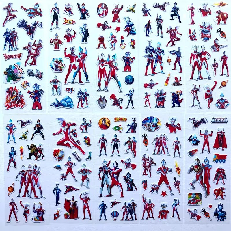 10pcs Cartoon Ultraman 3D Bubb – Laptop Accessories Toy Bewertung und Preis