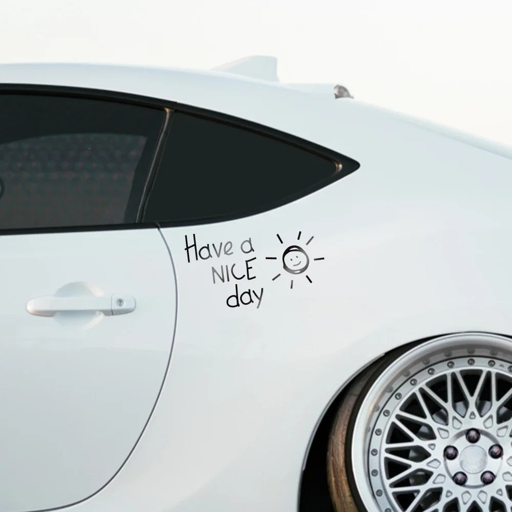 Have A Nice Day Reflective Car – Laptop Accessories To Have Bewertung und Preis