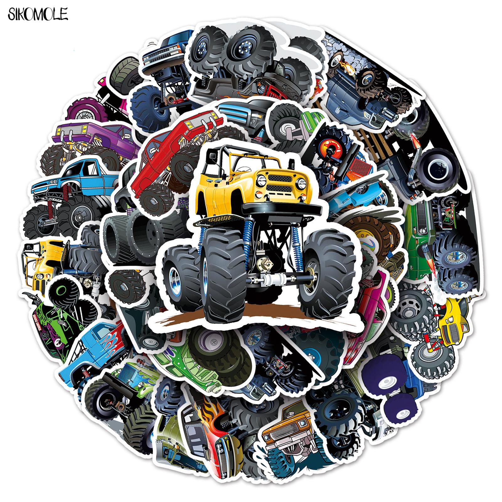 10/30/50pcs Cute Monster Truck – Laptop Accessories Kids Bewertung und Preis