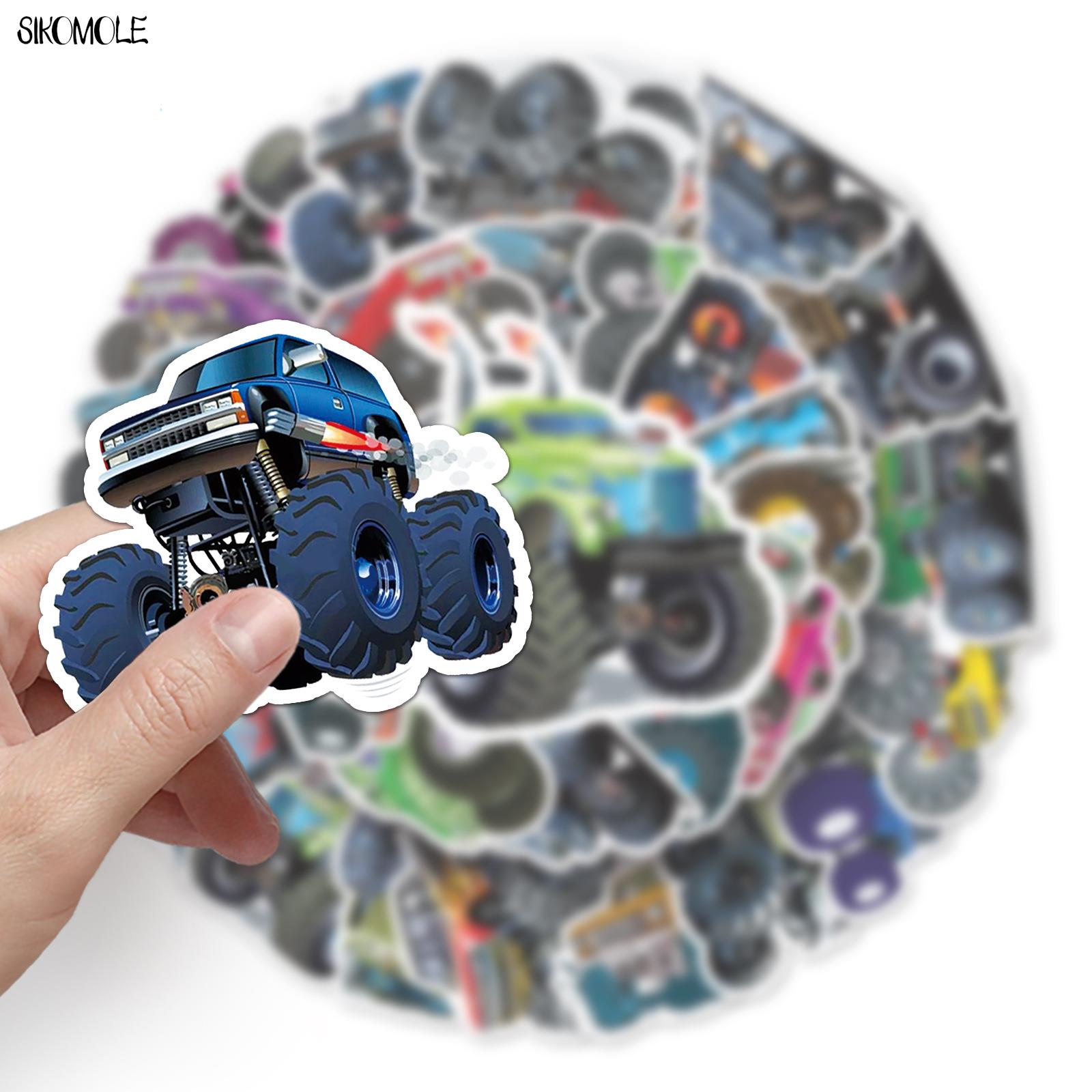 10/30/50pcs Cute Monster Truck – Laptop Accessories Kids Bewertung und Preis